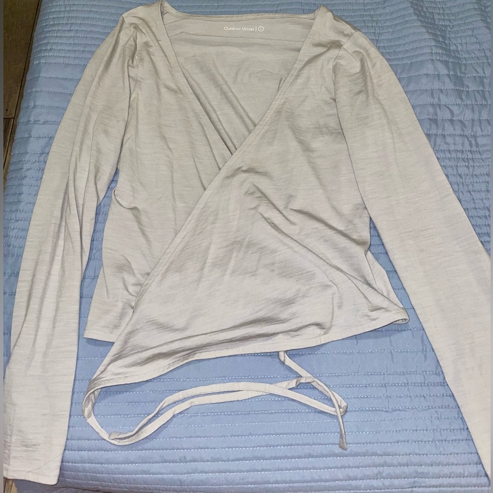 Outdoor Voices Wrap Top